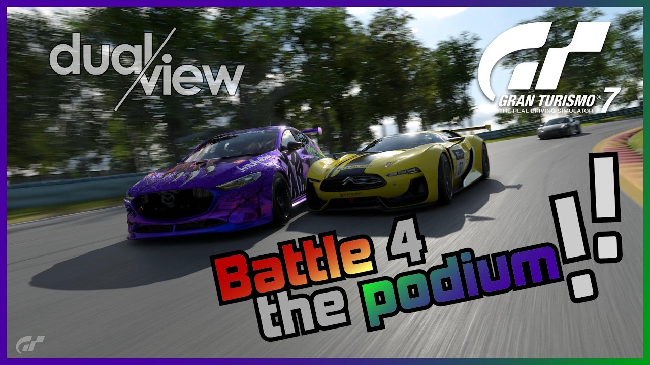 Last battle 4 the podium | Daily B Watkins Glen | GT7 | DualView