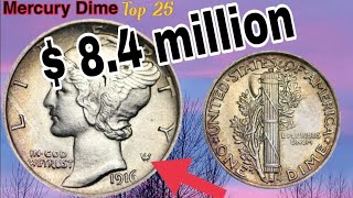 Top 25 Most Valuable Mercury Dime Expensive Mercury Dime 1916 To 1920 List Of Most Valuable Dime.