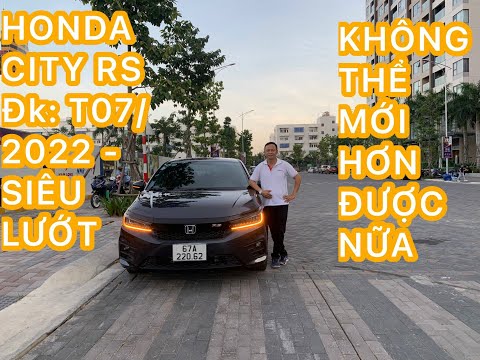 Video HONDA CITY RS - MÀU XANH ĐẬM CÁ TÍNH - ĐK: T07/2022,... - youtube