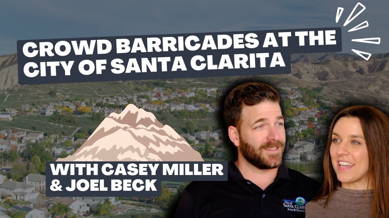 Crowd Barricades at the City of Santa Clarita