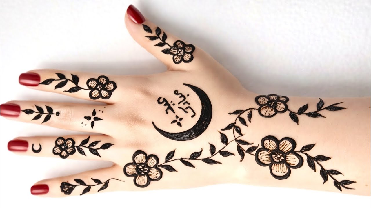 New Ramadan eid special mehndi design 2026/Simple Mehndi Design 2026/Latest Chand Mehndi Design 2026
