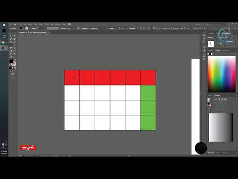 Video Hướng dẫn tạo bảng và đổi màu ô trong Adobe... - youtube