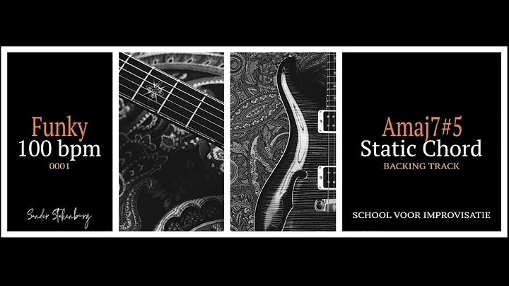 Funky Amaj7#5 0001 - Static Chord Backing Track - 100bpm