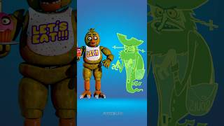 😱CHICA meets the Amazing digital circus?! 🐤💚 crazy FNAF Crossover! #fnaf #animation #zoonomaly