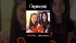 Comparison Glow Up Sofia Pablo And Jillian Ward