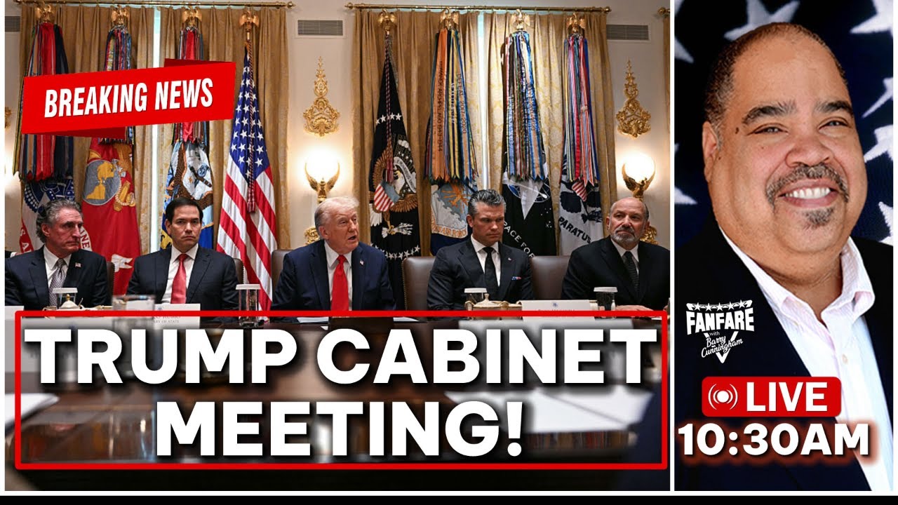 LIVE BREAKING NEWS: President Trump Holds Full Cabinet Meeting! And More News!
