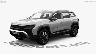 Jeep Compass 4XE Overland 2026 3D model by 3DModels.org screenshot 3