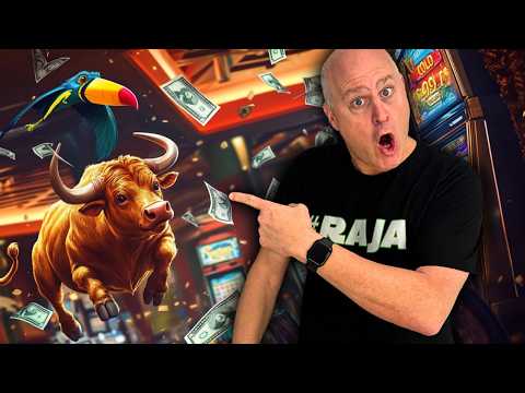 ANYTHING GOES  WITH MAX BET BULL BLITZ SLOTS!!!