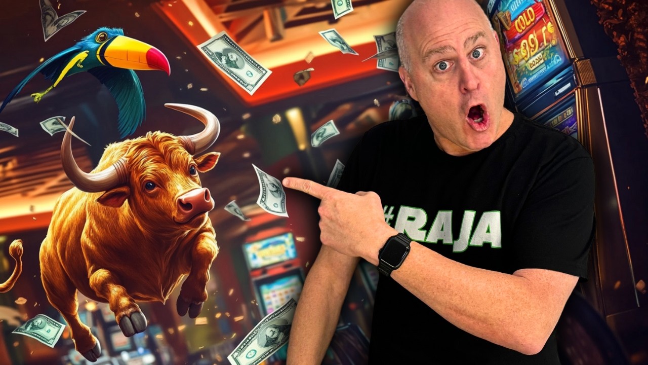 ANYTHING GOES  WITH MAX BET BULL BLITZ SLOTS!!!