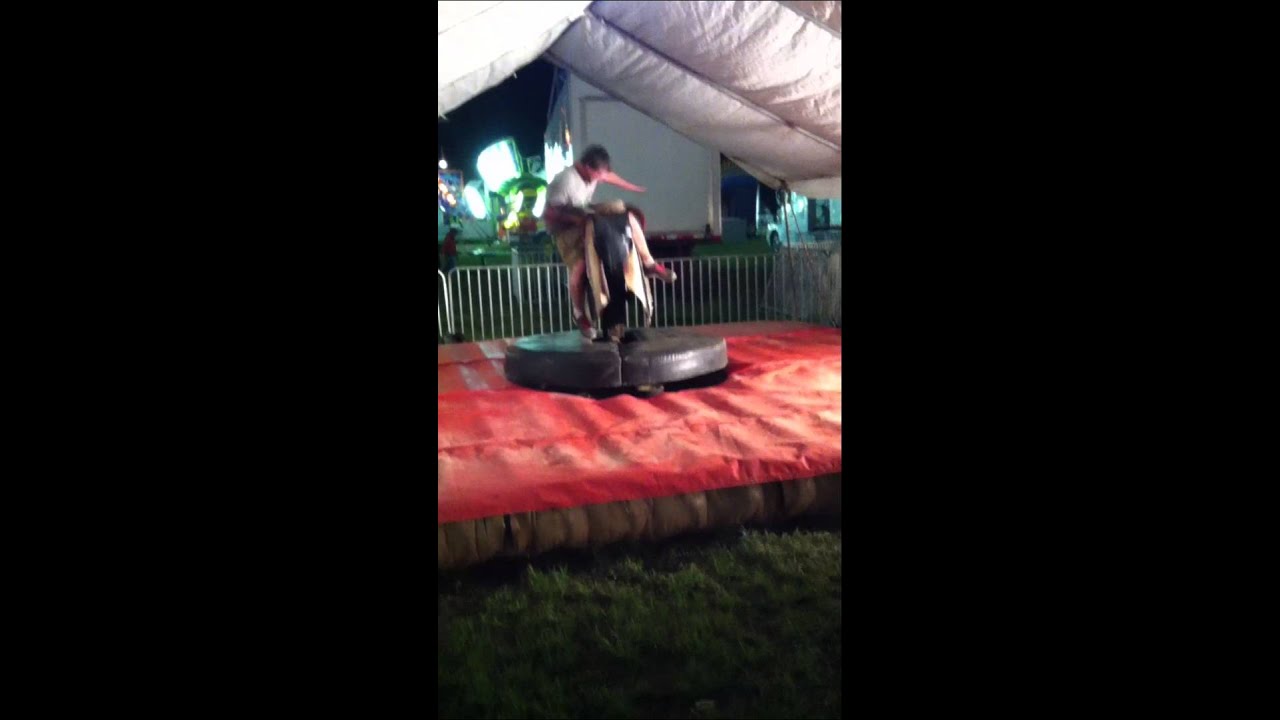 electronic bull ride!! - YouTube