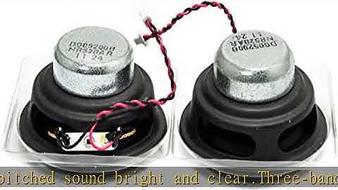 Gikfun 2" 8Ohm Full Range Audio Speaker Stereo Woofer Loudspeaker for Arduino (Pack of 2pcs) EK1688_