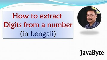 How to extract digits from a number