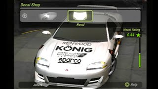 NFS Underground 2 (September 26, 2004) PS2 Beta