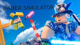 Espadas láser en roblox!!!(Saber simulator) screenshot 1