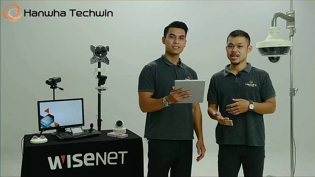 Hanwha Techwin Security Solution Live Stream