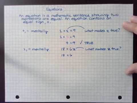 6.EE.5- Equations