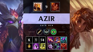 Azir Mid vs Taliyah - BR Challenger Patch 25.12