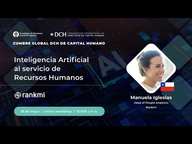 Inteligencia Artificial al servicio de Recursos Humanos | Manuela Iglesias