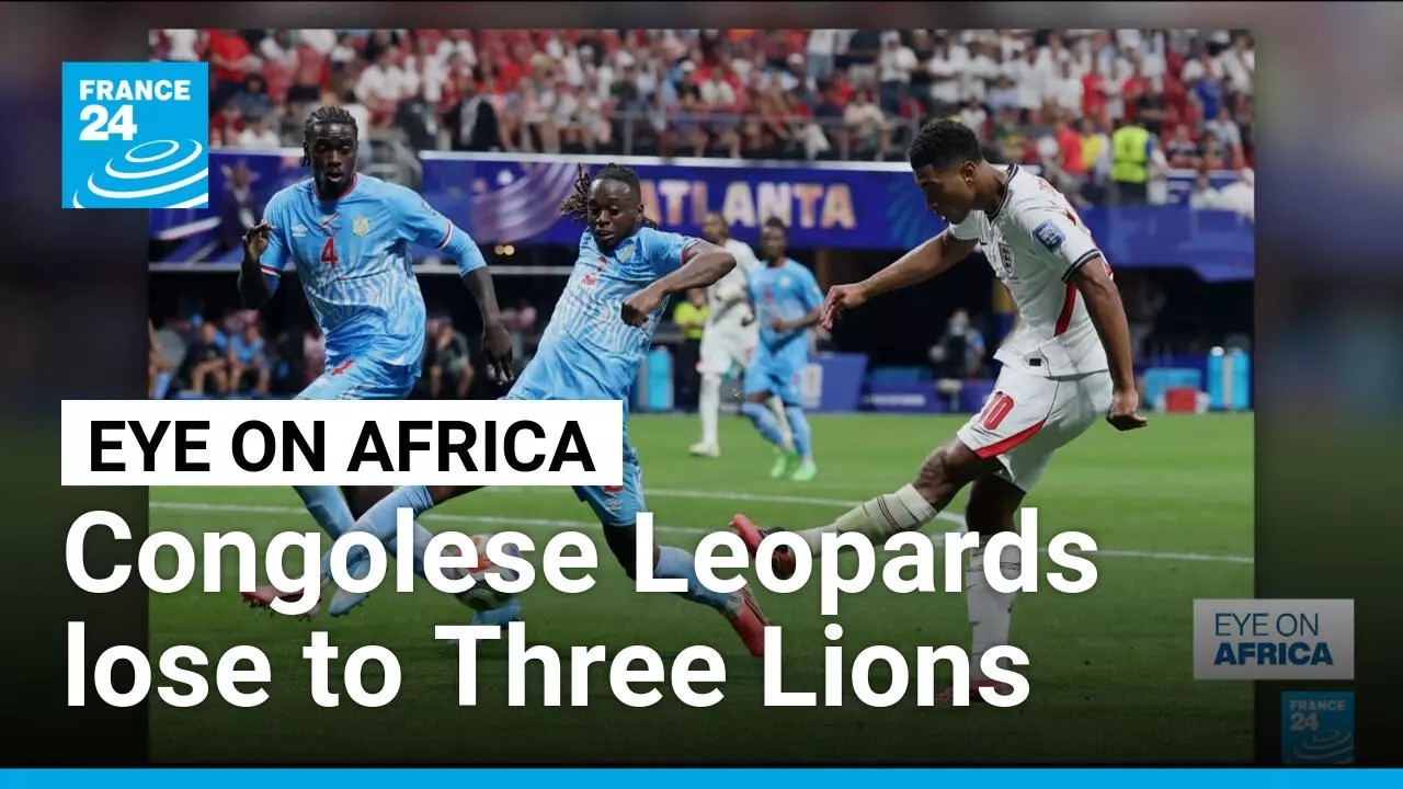 Congolese Leopards lose to Three Lions • FRANCE 24 English