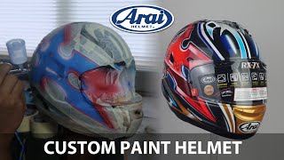 How to Paint Nakano Shuriken Gold | Arai RX-7X