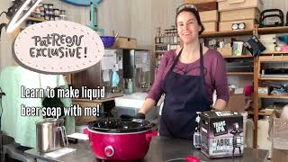 How to Make Liquid Beer Soap | Patreon Exclusive!