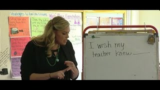 "I wish my teacher knew _________"