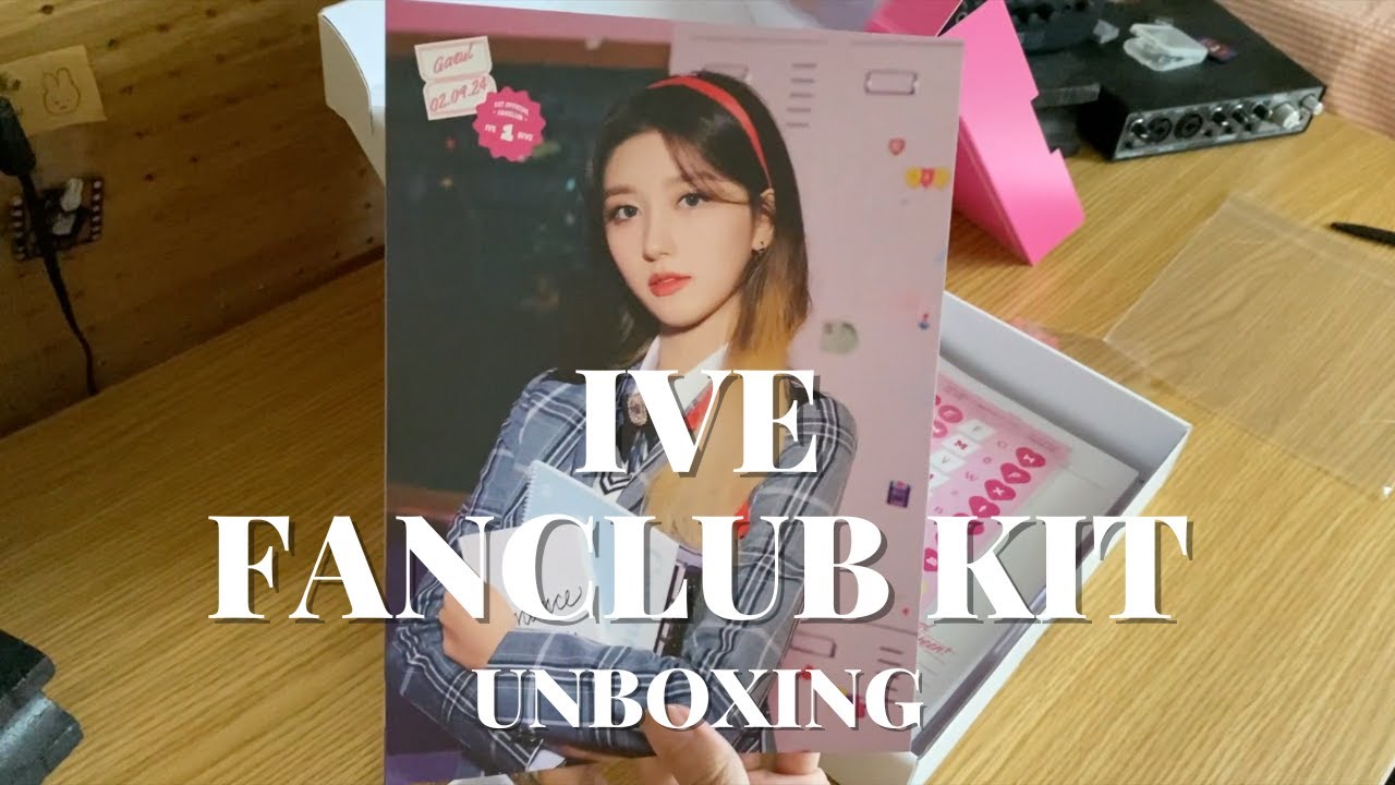 FANCLUB】IVEの本国ファンクラブキットを開封しちゃった【UNBOXING 