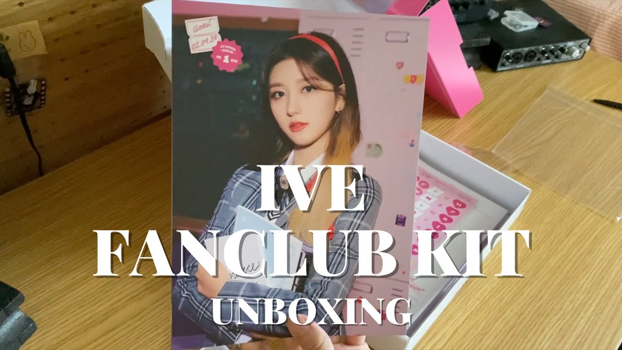 FANCLUB】IVEの本国ファンクラブキットを開封しちゃった【UNBOXING