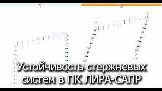 видео: Устойчивость стержневых систем в ПК ЛИРА САПР картинка: Устойчивость стержневых систем в ПК ЛИРА САПР