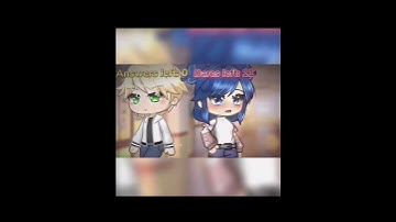 Truth or lie? [Part 2] 🤫 | Miraculous Ladybug | Gacha edit #shorts #gacha #meme