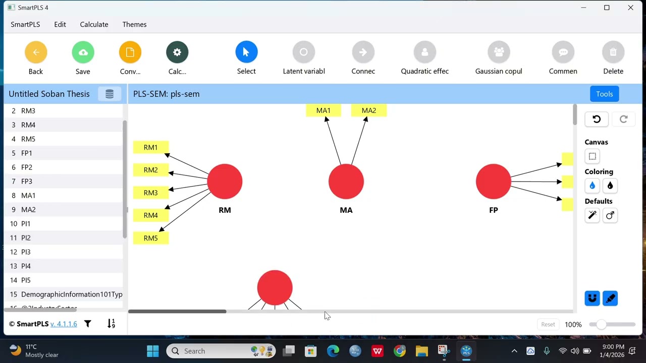 Introduction to SMART PLS