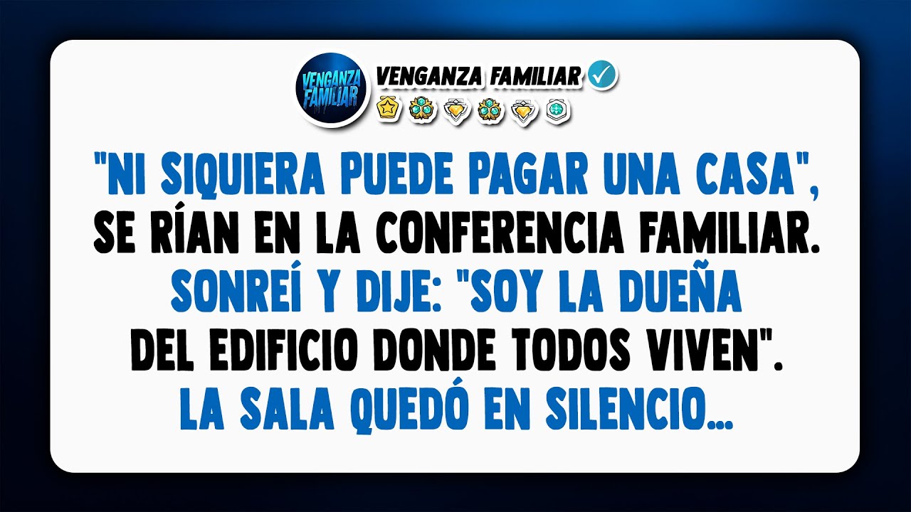 En la reunión familiar me llamaron 