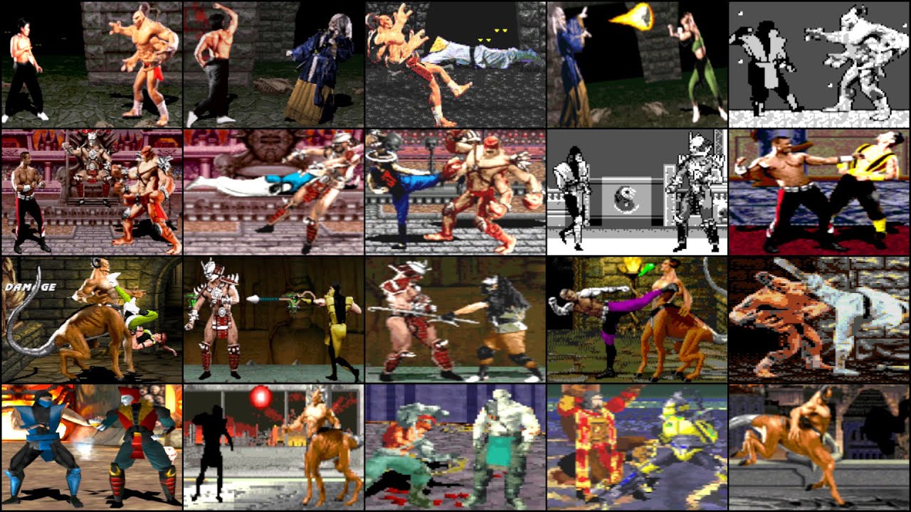ALL BOSS FIGHTS IN THE MORTAL KOMBAT LEGACY KOLLECTION!