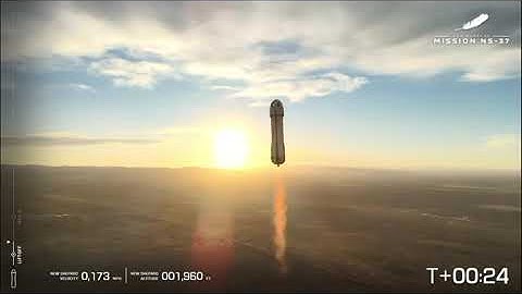 Blue Origin NS-37 Crew Launch