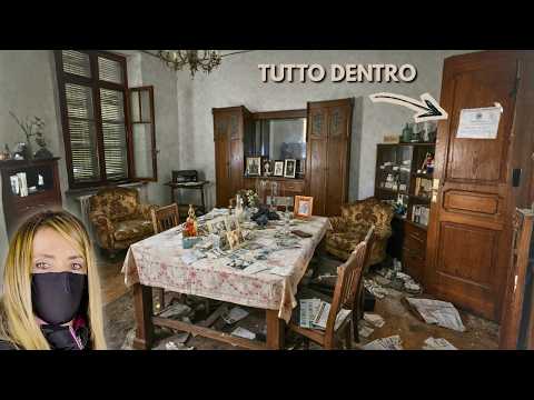 Video CASA ABBANDONATA SOTTO SEQUESTRO | DENTRO E' RIMASTO TUTTO