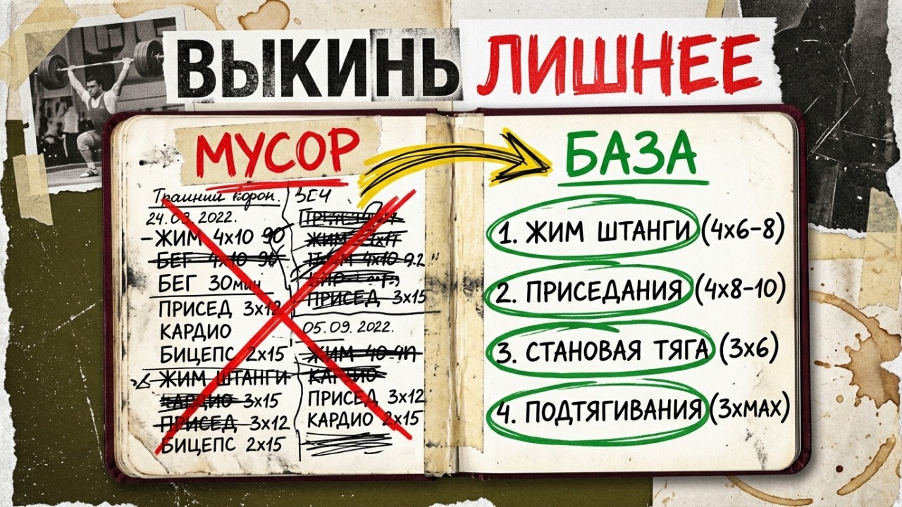 📊 80% РЕЗУЛЬТАТА ЗА 20% ВРЕМЕНИ! МАТЕМАТИКА, О КОТОРОЙ МОЛЧАТ ТРЕНЕРЫ