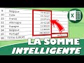 Créer une somme intelligente et dynamique sur Excel sans VBA