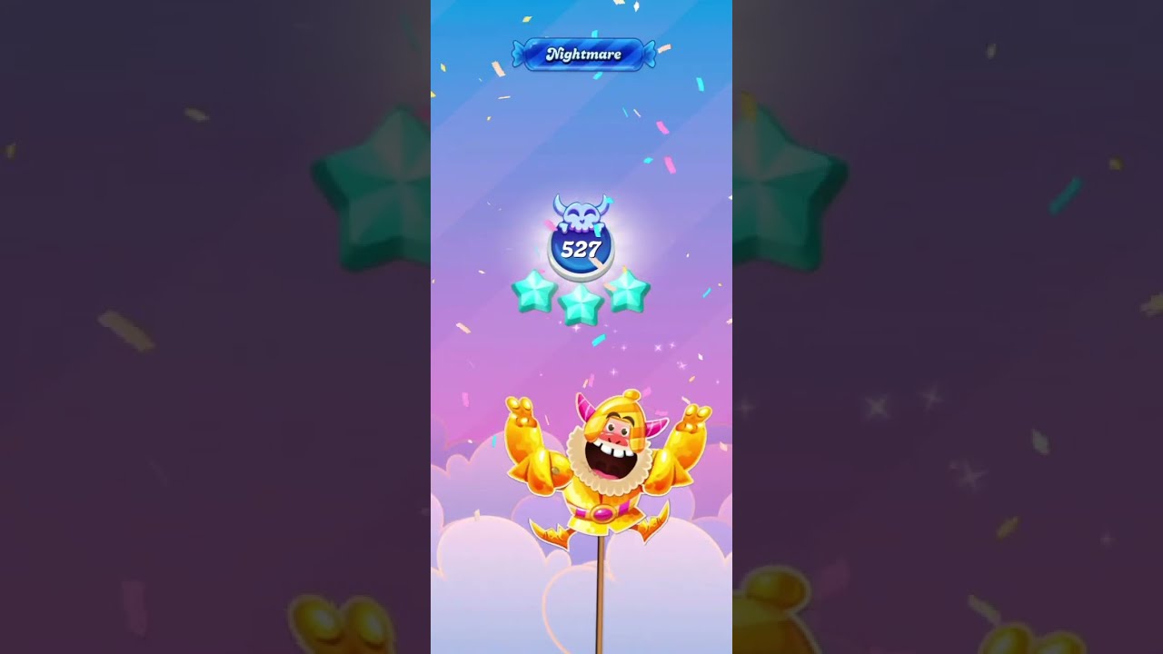 Kid game. Candy crush saga level 521~530