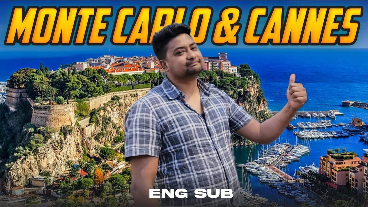 Monte Carlo, Monaco Cannes France Tour With Captions 4K YouTube