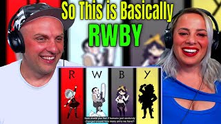 Reaction To So This is Basically RWBY by jelloapocalypse | THE WOLF HUNTERZ REACTIONS