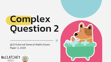 2020 QLD General Maths Paper 2 Q2: Bivariate Data Analysis