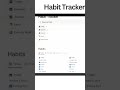Simplest Habit Tracker in Notion #notion
