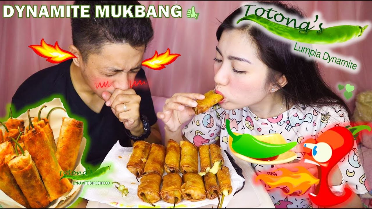 DYNAMITE MUKBANG! Ft. TOTONG'S LUMPIA DYNAMITE