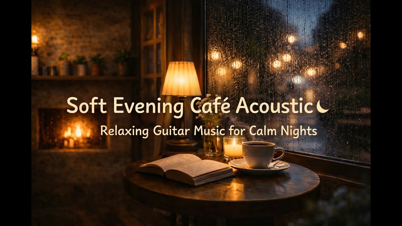 Soft Evening Café Acoustic 🌙 Relaxing Guitar Music for Calm Nights