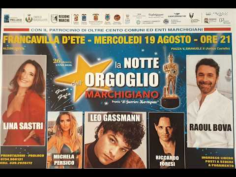 Video Conferenza Stampa per la presentazione del'Orgoglio marghigiano a Francavilla D'ete FM il 19 8 26
