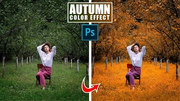 Spring to Autumn Color Effect in Photoshop | Urdu Hindi