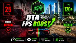 GTA 5 FPS Boost Guide For Low End PC (2026) 🚀 Smooth 60FPS Settings!