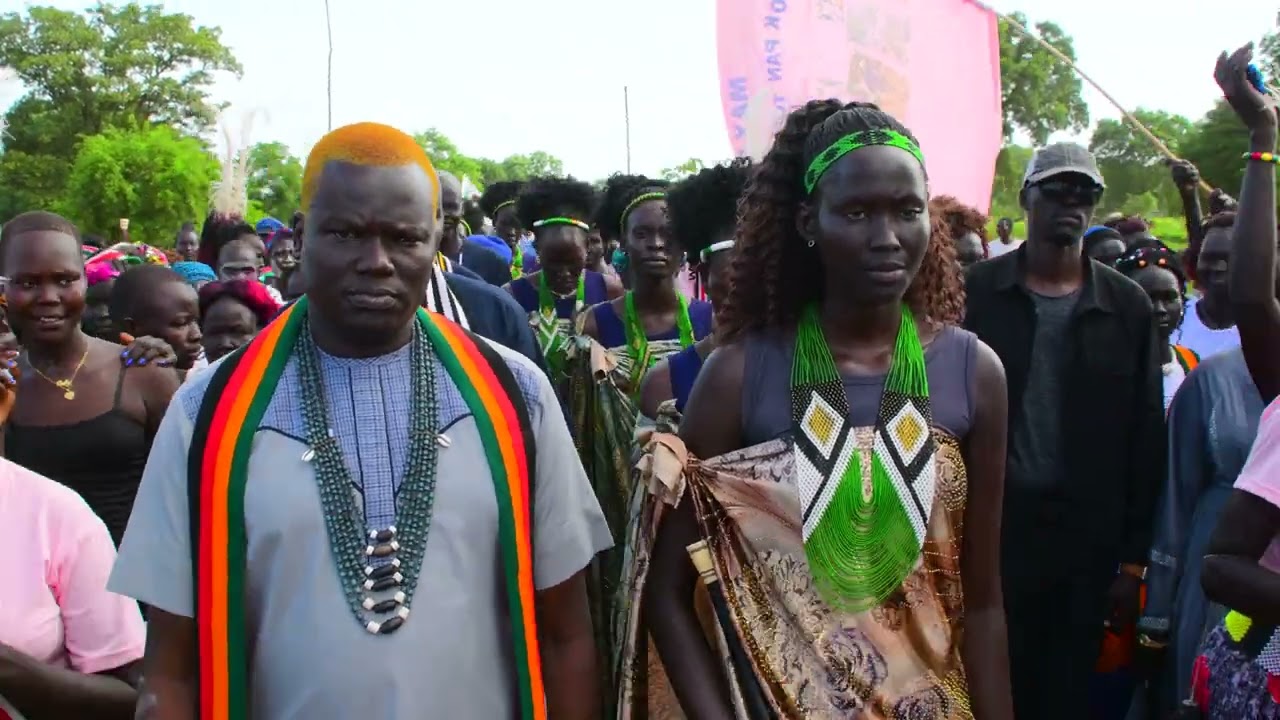 Arrival of Hon. Kawaja Kau Madol and Ms Kuei Matueny Majak at Yirol.