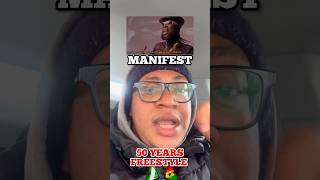 Manifest🇬🇭 50 Years Freestyle.🎙️I learnt the lyrics in 5 mins #ghana #nigeria #rap #viral #shorts