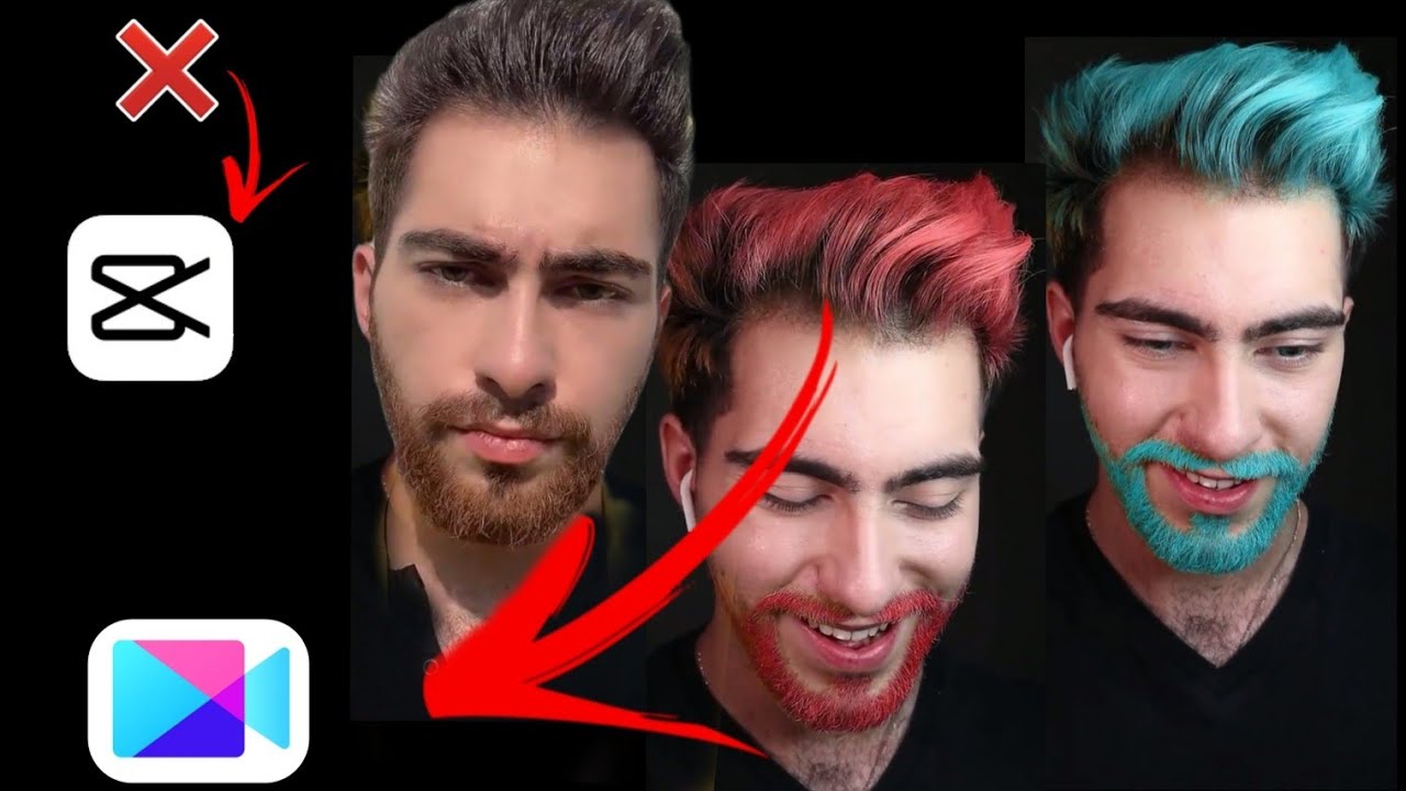 How to change hair colour in tik tok video/ with easily method. - YouTube